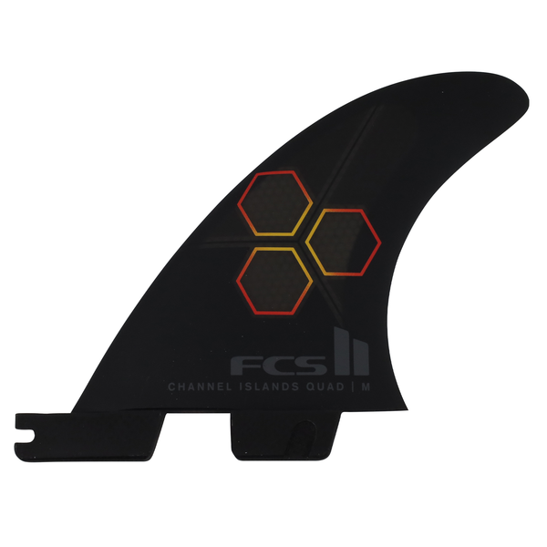 サーフィン・ボディボード FCS II CI CHANNEL S QUAD REAR FCS II CI Upright Quad Rear Fin Set - FCS US