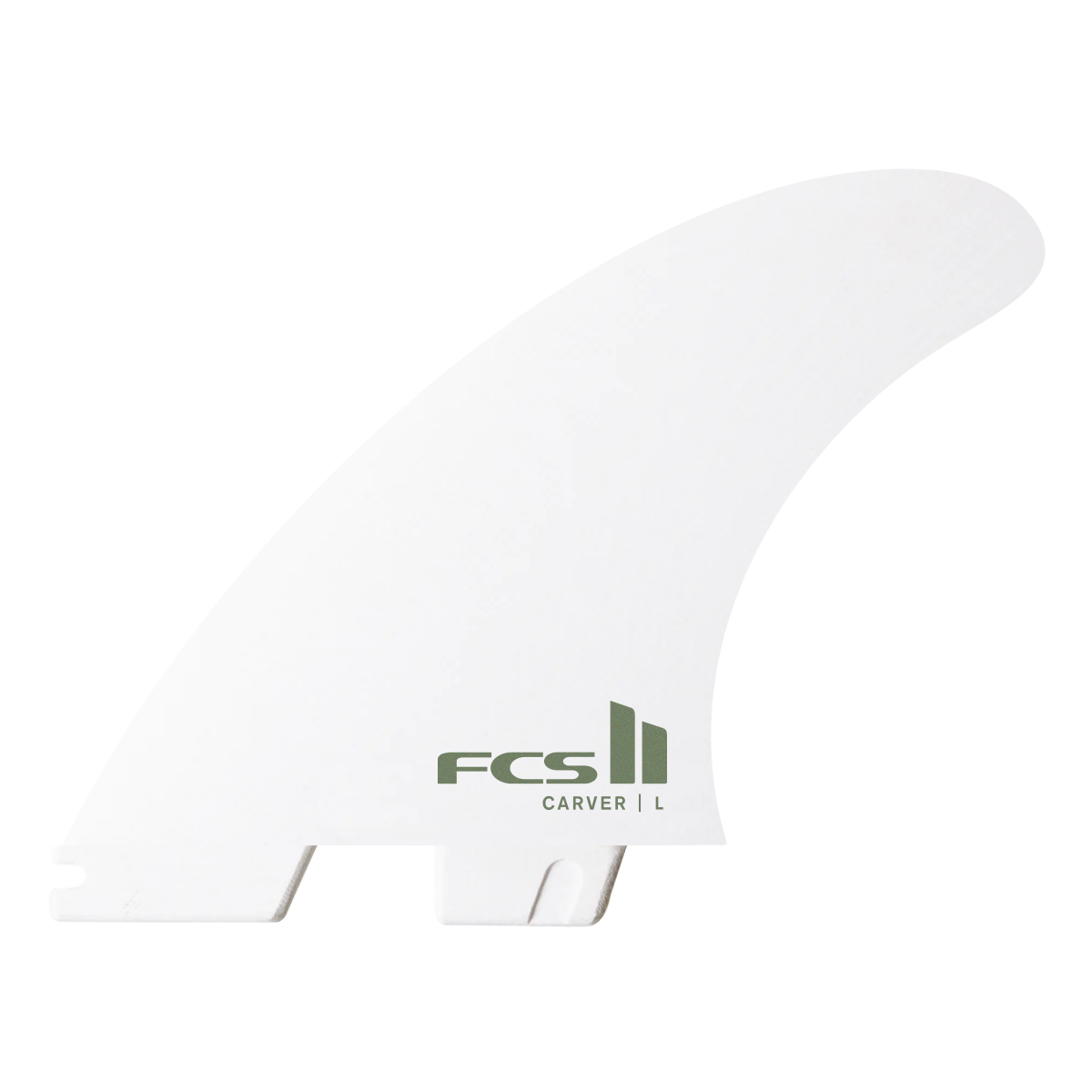 FCS II Carver White Edition Tri Fin Set - FCS US FCS II Carver White Edition Tri Fin Set - FCS US