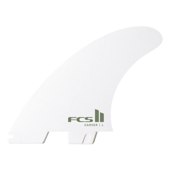 FCS II Carver White Edition Tri Fin Set - FCS US FCS II Carver White Edition Tri Fin Set - FCS US